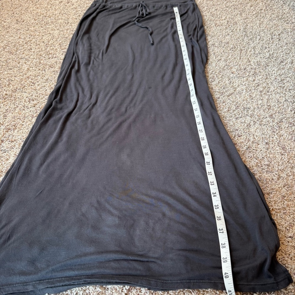 Michael Stars Dark Gray Sleeveless Full Length Maxi Dress Contemporary Size S - Picture 11 of 12